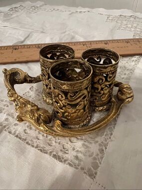 Vintage Stylebuilt NY lipstick holder Hollywood Regency dispenser